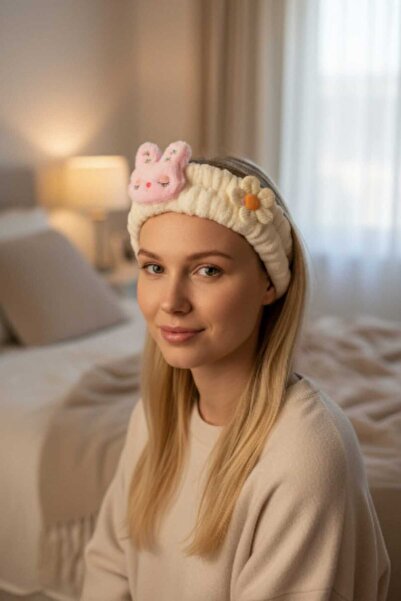 KANİNCHEN Γυναικεία Super Soft Spa Face Wash Ελαστική ζώνη μακιγιάζ για τα μα...