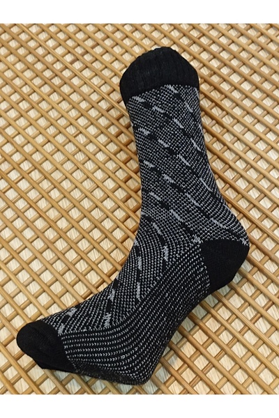 Rocks For Patterned Thick Viscose Elite Men's Socks, Pack of 2