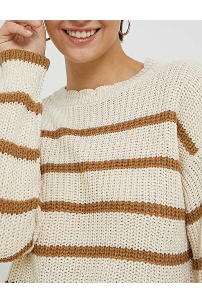 Jacqueline De Yong Sweater, Ecru