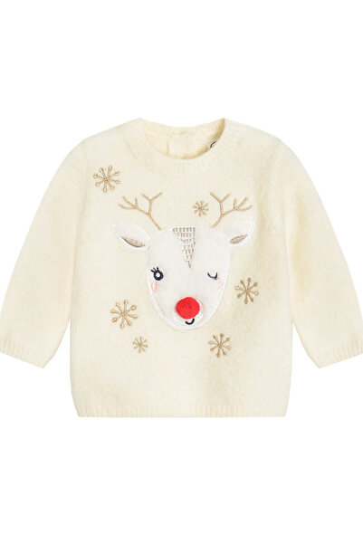 Cool Club Sweater, Ecru