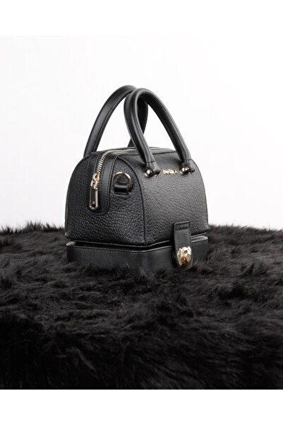 Tuğba Women's Makeup Mirror Detailed Hand and Shoulder Bag with Adjustable Strap T4780