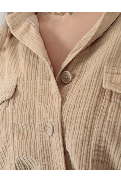 AMERICAN EAGLE Jacket, Cream