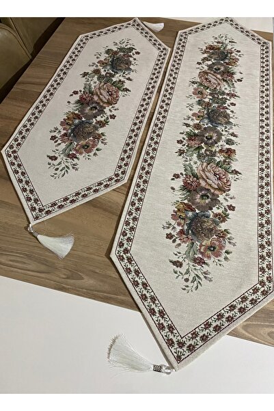 MYHOMEGOBLEN GOBLEN RUNNER ŞÖNİLLİ 2Li SET