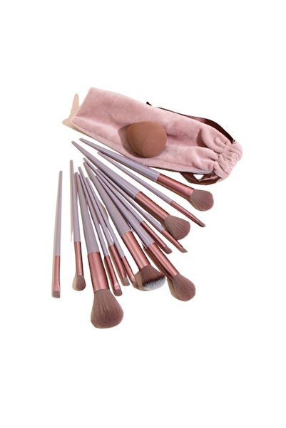 Valkry Set of 13 Professional Makeup Brushes, Makeup Sponge, Travel Storage C...