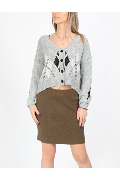 Noisy May Cardigan, Grey