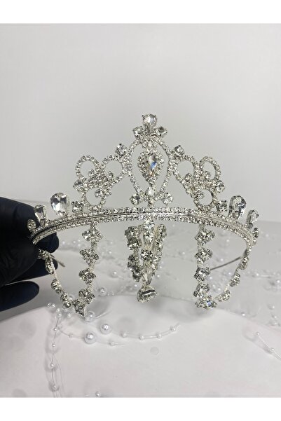 cugy parti malzemeleri CORONĂ DE MIREASĂ MODEL CU PIETE DE CRYSTAL SILVER |  ...