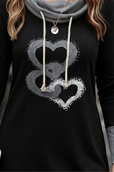 JANES Rochie de damă cu mânecă lungă, cu șireturi, cu două fire