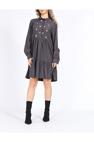 Vero Moda Short dress, Petrol grey