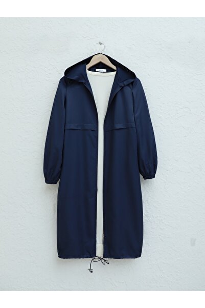 HİJABAYA Μακρύ αδιάβροχο με φερμουάρ και κουκούλα