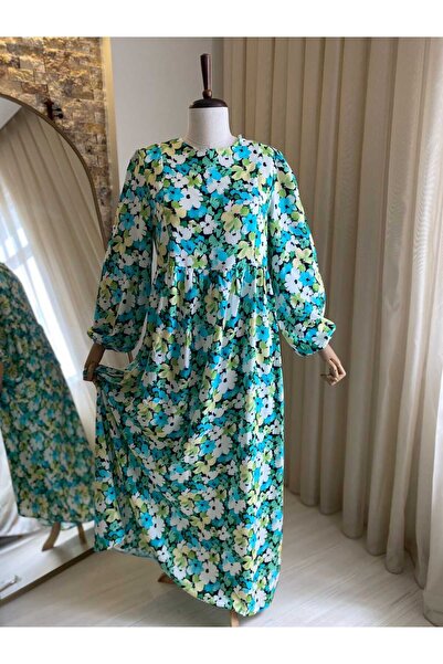 Mersha Collection فستان الرضاعة الصيفي من فيسكوز ميرشا - ملابس الأمومة