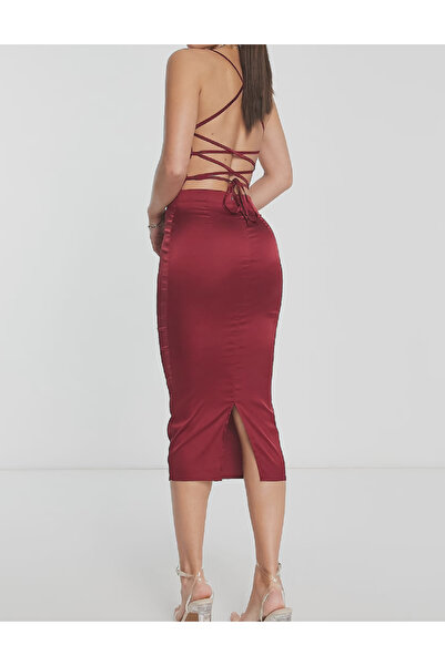 NaaNaa Medium dress, Burgundy
