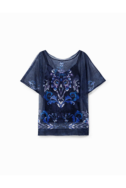 Desigual T-shirt, Navy blue