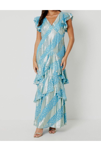 Coast Long dress, Blue