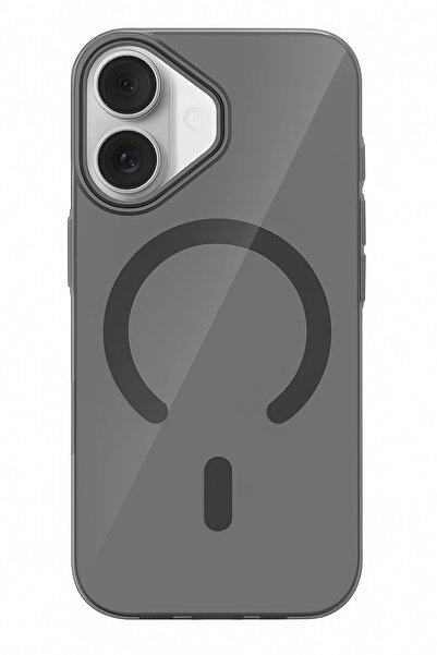 Fuchsia Apple iPhone 17 Pc Blank Magsafe Compatible Cover - Black