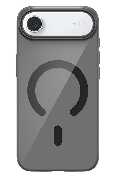 Fuchsia Apple iPhone 17 Air Pc Blank Magsafe Compatible Cover - Black