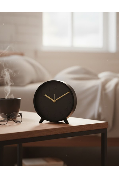 ACTION Alarm clock, Black
