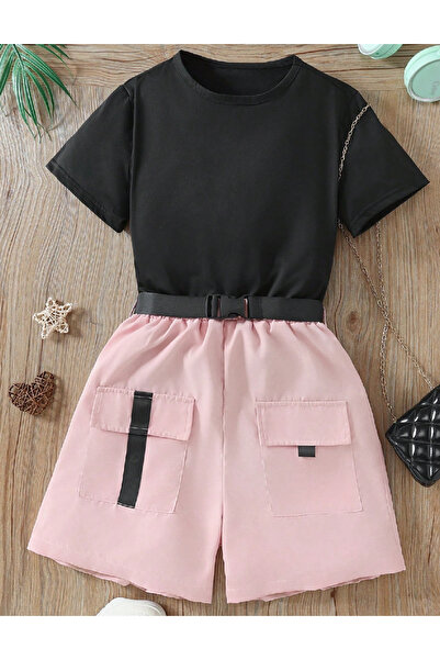 Evendi Compleu, Negru/Roz