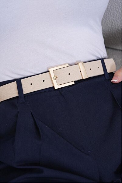 Mynoa Square Buckle Women's Belt, Jacket Belt, Trouser Belt.