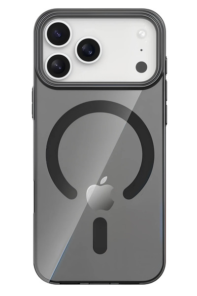 Fuchsia Apple iPhone 17 Pro Pc Blank Magsafe Compatible Cover - Black