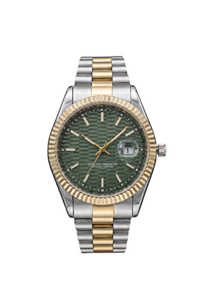 Leerybee Modern Hex Men's Watch with Calendar