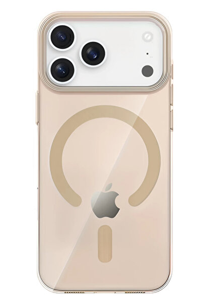 Fuchsia Apple iPhone 17 Pro Pc Blank Magsafe Compatible Cover - Desert Titanium