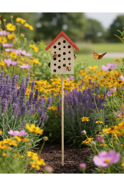 HOME ACCENTS Insect house, Red/Beige