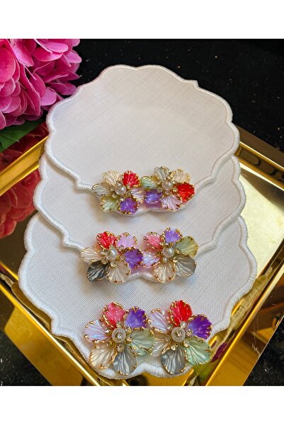 ELÇİÇEK HOME مناديل تقديم، مناديل كوكتيل، مناديل تقديم القهوة 3 قطع