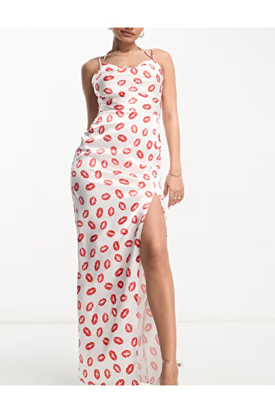 Flounce London Long dress, White