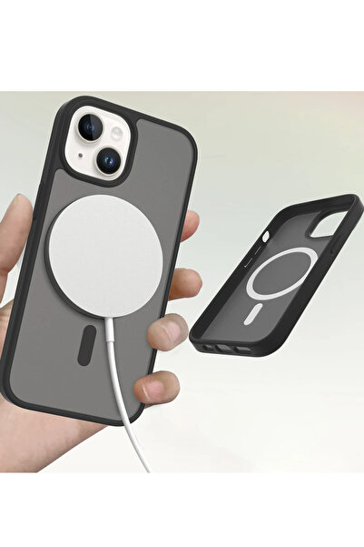 Fuchsia iPhone 15 Jota Magsafe Compatible Cover - Light Blue