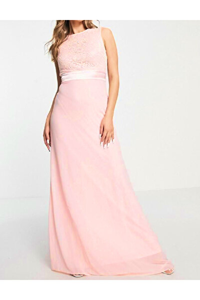 Evendi Long dress, Pink