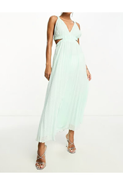 Evendi Long dress, Turquoise