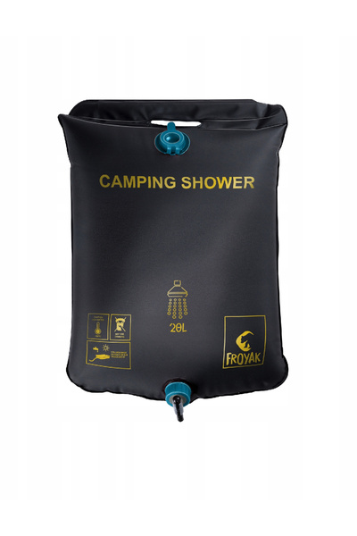Froyak Dus pentru camping, Negru
