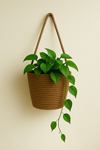 ÖRGÜM Coș organizator decorativ multifuncțional 15x15 cm PLANTĂ ȘI DISPOZITIV...