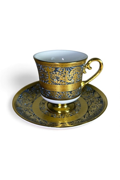 Kosova Porselen Ayaklı Fincan Takımı 6lı 90 cc (RSY-232)