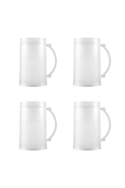 YUPY ®   Set de 4 căni, pentru congelator, cu lichid pentru menținerea băutur...