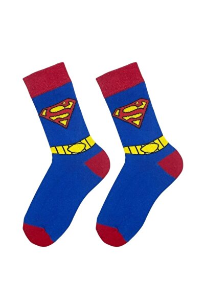 CNS Concept SUPERMAN MAVİ SOKET ÇORAP
