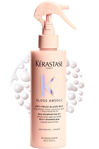 Kerastase Gloss Absolu Elektriklenmeye Egilimli Saçlar Icin Mucizevi Bakim Sütü Spreyi %87 Nem Sağlar 190 ml