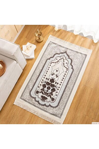 Reiashn Flower Lace Brown Prayer Mat 80*120cm