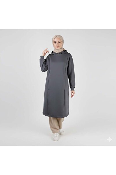 Mersha Collection Mersha Breastfeeding Detailed Hooded Winter Pocketed Fleece...