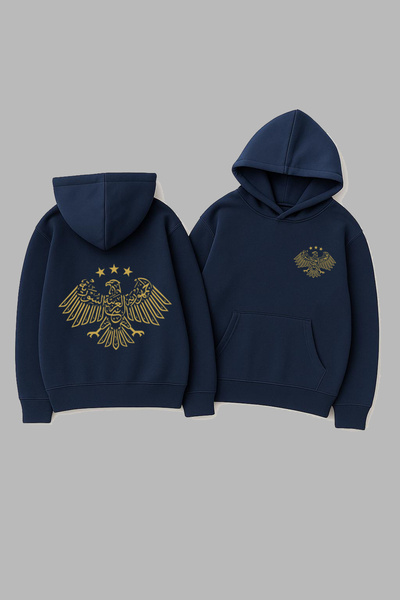 CLASSY.MODA Kartalux Premium Unisex Hooded Oversized Sweatshirt