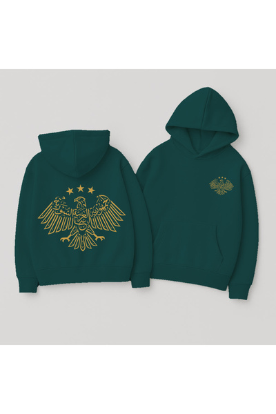 CLASSY.MODA Kartalux Premium Unisex Hooded Oversized Sweatshirt