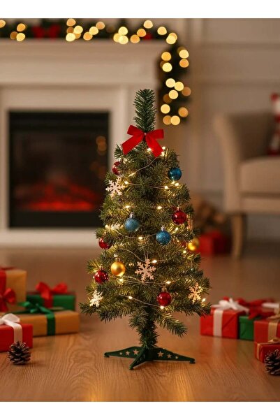 URUNİA 60 cm Yeşil Yapay Yılbaşı Çam Ağacı (Masaüstü Boy)