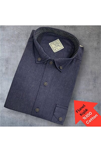 EREN STYLE Cămașă cu mânecă lungă, 100% bumbac, catifelată, anti-transpirație...