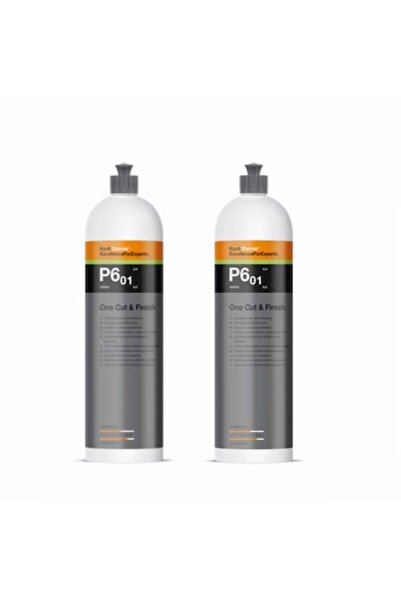 Koch Chemie Pack 2x 3-in-1 Polish with Carnauba Wax One Cut and Finish, P6.02, 250ml