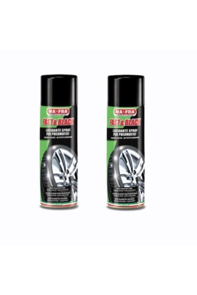 MAFRA Pack 2x MA-FRA Fast & Black Tire Maintenance Solution - Intense Shine, 500 ml