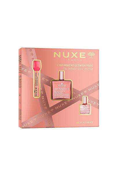 Nuxe Pembenin Işıltısı Set - Huile Or Florale 50 ml + Plumping Lip + Huile Florale 10 ml