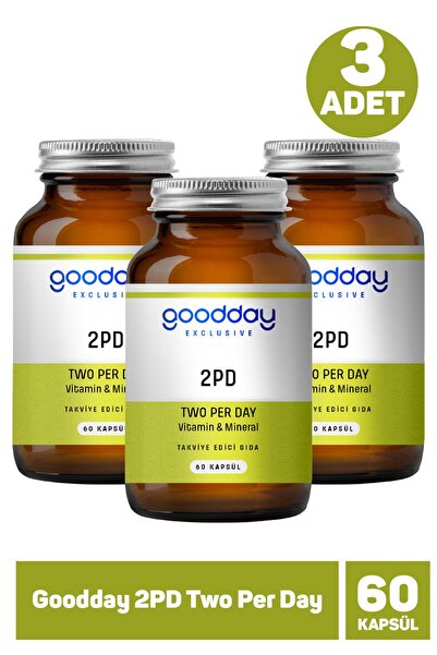 ASFSTORE Goodday 2PD Two Per Day 60 Kapsül 3 Adet