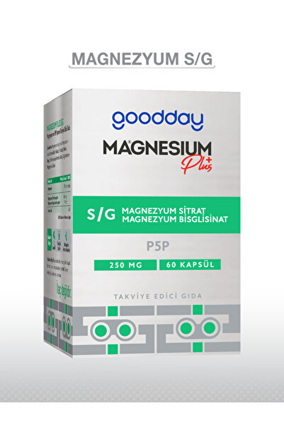 ASFSTORE Goodday Magnesium Plus S/G 60 Kapsül