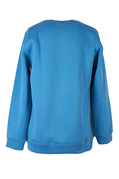 trender Fresh Баск 0 Яка 3 Шнурок Синій Чоловічий Світшот 26KL71G08007