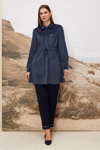 Alvina Velvet Tunic with Waist Tie 46245